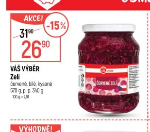 Váš výběr Zelí