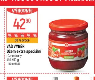 Váš výběr Džem extra speciální