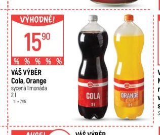 Váš výběr Cola, Orange
