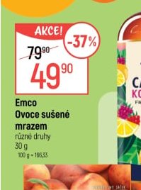Emco Ovoce sušené mrazem