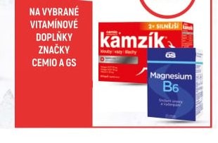 Cemio a GS doplňky stravy