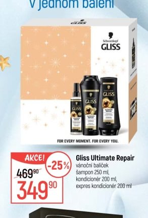 Gliss Ultimate Repair vánoční balíček