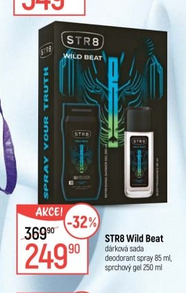 STR8 Wild Beat dárková sada