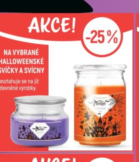 Vybrané halloweenské svíčky a svícny