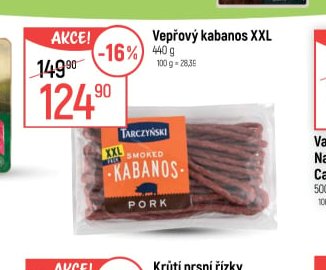 Vepřový kabanos XXL 440 g