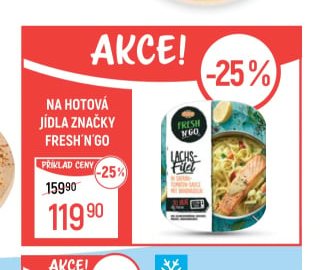 Hotová jídla značky Fresh'n'go