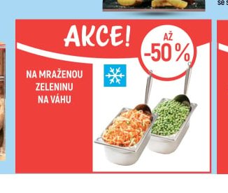 Mražená zelenina na váhu