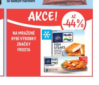 Mražené rybí výrobky značky Frosta