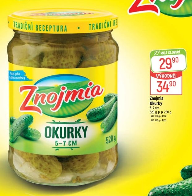 Znojmia Okurky 5-7 cm