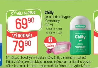Chilly gel na intimní hygienu