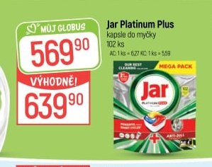 Jar Platinum Plus kapsle do myčky
