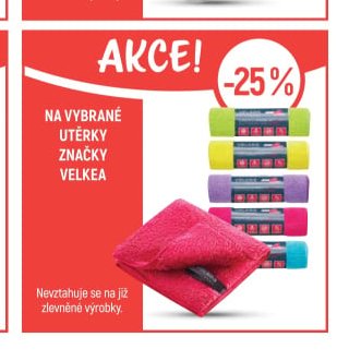 Na vybrané utěrky značky Velkea