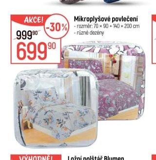 Mikroplyšové povlečení
