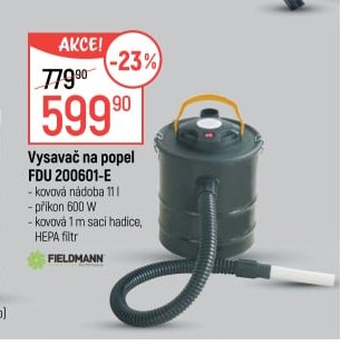 Vysavač na popel FDU 200601-E