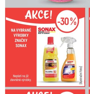 Výrobky značky SONAX