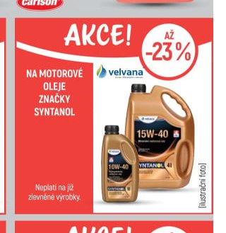 Motorové oleje značky SYNTANOL