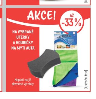 Utěrky a houbičky na mytí auta
