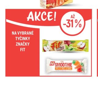 Tyčinky značky FIT