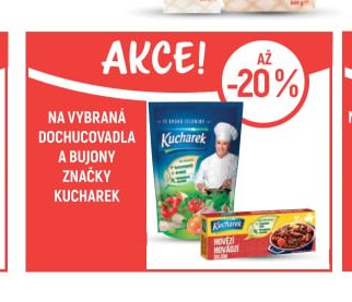 Dochucovadla a bujony značky KUCHAREK
