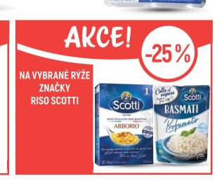 Rýže značky RISO SCOTTI
