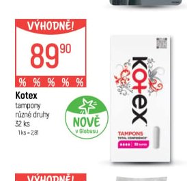 Kotex tampony