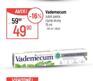 Vademecum zubní pasta