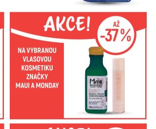 NA VYBRANOU VLASOVOU KOSMETIKU ZNAČKY MAUI A MONDAY