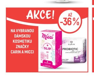 NA VYBRANOU DÁMSKOU KOSMETIKU ZNAČKY CARIN A MICCI