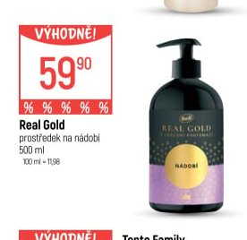 Real Gold prostředek na nádobí