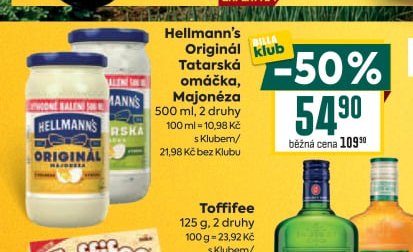 Hellmann’s Originál Tatarská omáčka, Majonéza