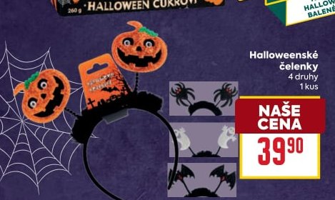 Halloweenské čelenky