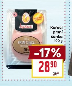 Kuřecí prsní šunka 100 g