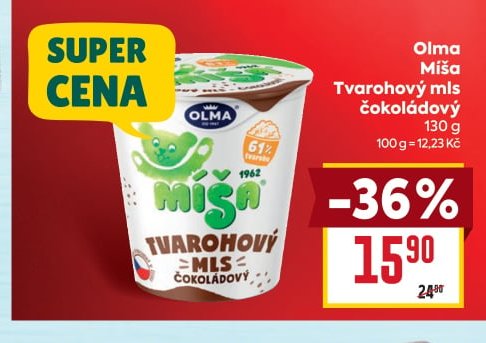 Olma Míša Tvarohový mls čokoládový