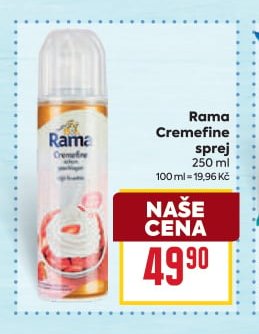 Rama Cremefine sprej
