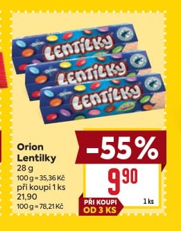 Orion Lentilky 28 g