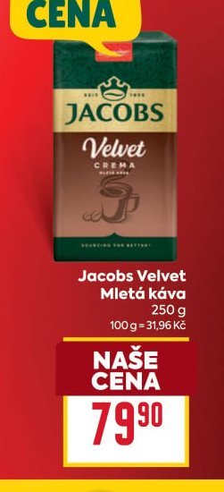 Jacobs Velvet Mletá káva
