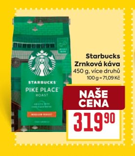 Starbucks Zrnková káva