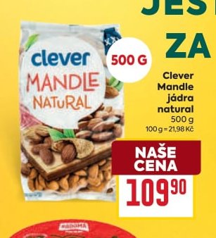 Clever Mandle jádra natural