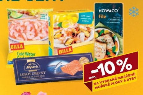 BILLA Cold Water krevety a ryby