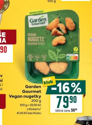 Garden Gourmet Vegan nugetky