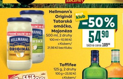 Hellmann's Originál Tatarská omáčka, Majonéza