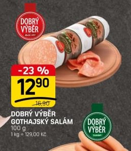 DOBRÝ VÝBĚR GOTHAJSKÝ SALÁM