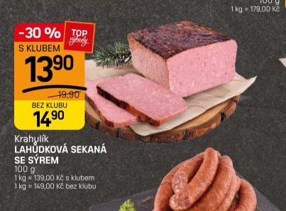 Krahulík LAHŮDKOVÁ SEKANÁ SE SÝREM