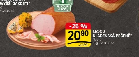 LE&CO KLADENSKÁ PEČENĚ*