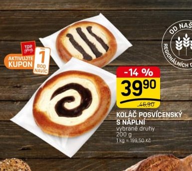 KOLÁČ POSVÍCENSKÝ S NÁPLNÍ