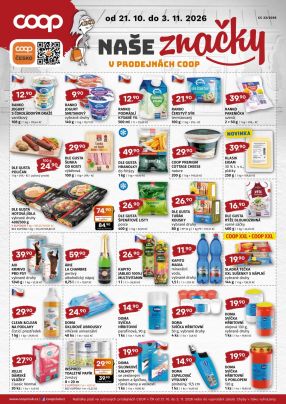 aktuální leták COOP 21.10.2026-3.11.2026
