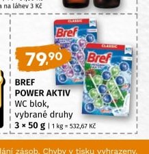 Bref Power Aktiv WC blok vybrané druhy