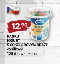RANKO JOGURT S ČOKOLÁDOVÝM DRAŽÉ