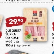 DLE GUSTA ŠUNKA OD KOSTI