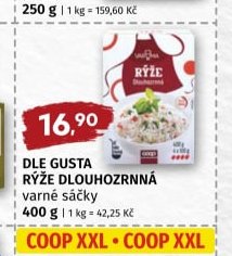 DLE GUSTA RÝŽE DLOUHOZRNNÁ